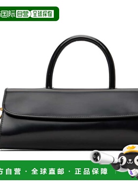 1h可退 香港直邮BY FAR 女士 黑色迷你 Longa 手提包 MWBTH034CL0