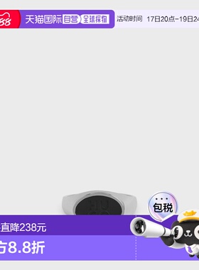 自营欧洲直邮Hugo Boss 男士黑色不锈钢logo标识戒指配饰