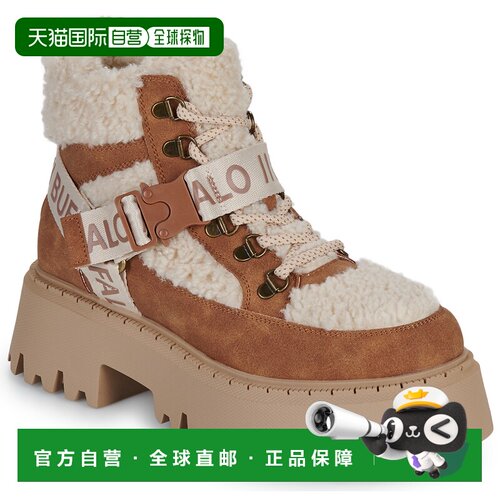 欧洲直邮Buffalo  女鞋 靴子 冬天 棕色 ASPEN COM WARM MID女靴