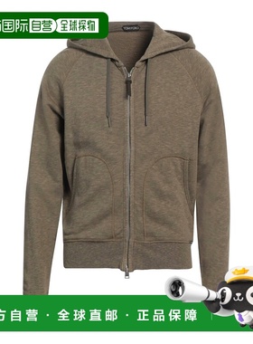 1h可退 香港直邮Tom Ford 汤姆 福特 男士 连帽运动衫 green绿色