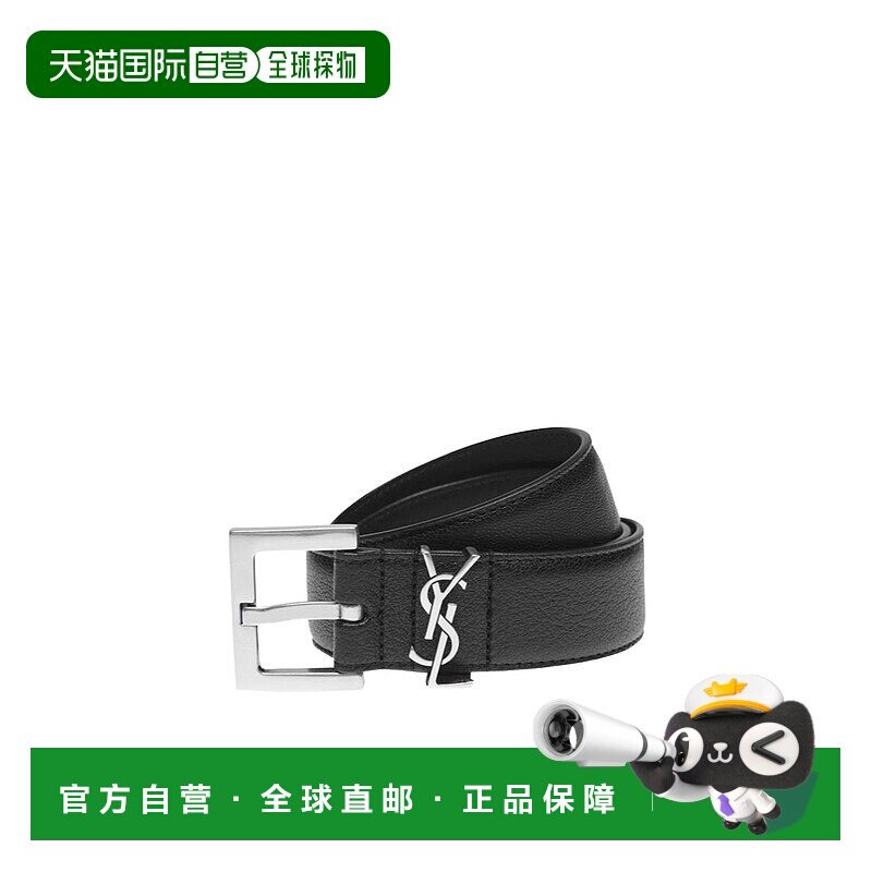 香港直邮Saint Laurent Cassandre徽标腰带 945377