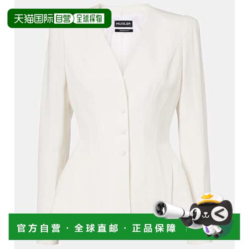 1h可退 香港直邮Mugler 穆勒 女士 re/edit 单排扣西装外套
