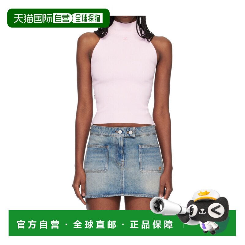 1h可退 香港直邮COURREGES 女士背心吊带 126MTO480FI00635022 SS