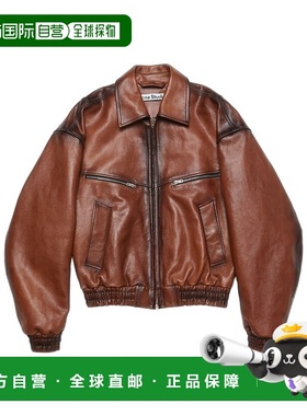 香港直邮Acne Studios 长袖皮夹克 B70153羊皮