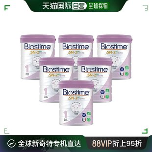 6罐 6个月 自营｜Biostime合生元 婴儿羊奶粉1段有机800g