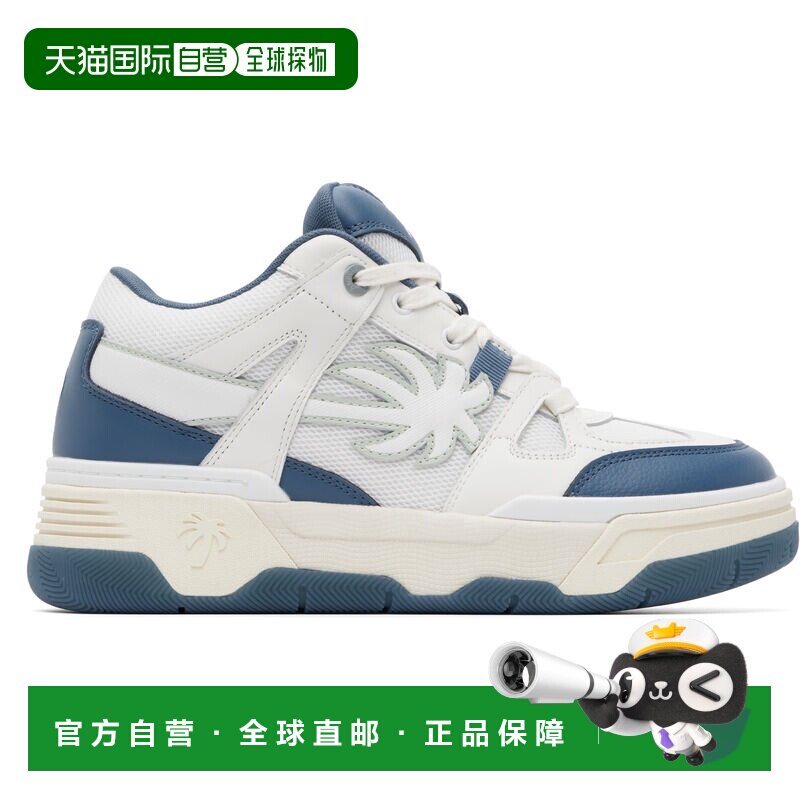 1h可退 香港直邮Palm Angels 棕榈天使 男士 蓝色 & 白色 Palm Sk