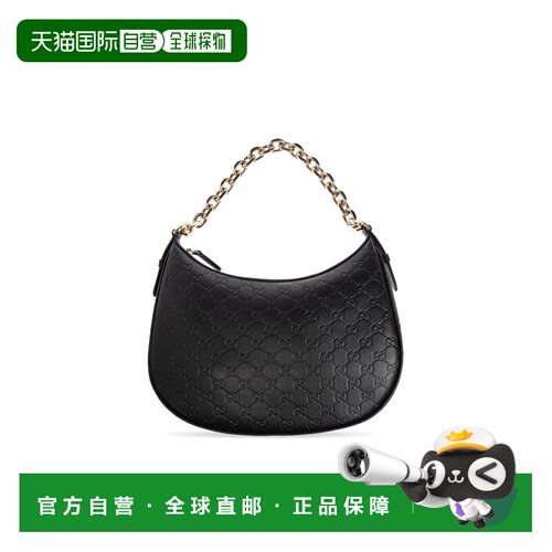 1h可退 香港直邮GUCCI 女士斜挎包 820453AAFDV1000 AW2025 黑色