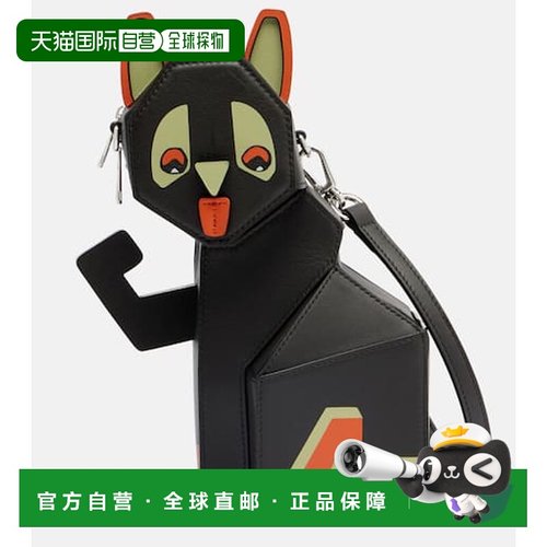 1h可退 香港直邮LOEWE 罗意威 女士 x Louis Wain 皮革手包斜挎包