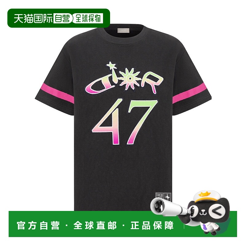 香港直邮Dior 宽松T恤 593J696N0849短袖