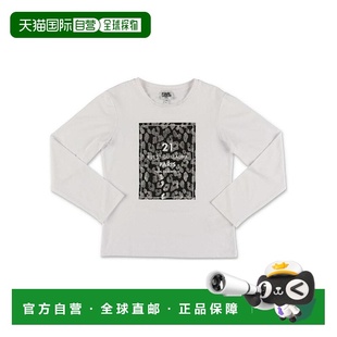 Z1526210B0长袖 圆领印花T恤 Lagerfeld 香港直邮Karl