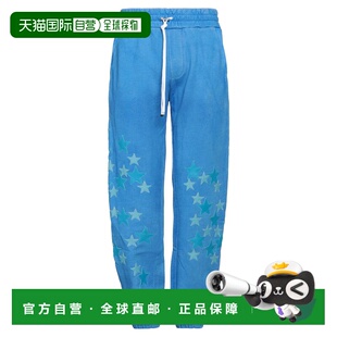 舒适时尚 香港直邮AMIRI blue蓝色 休闲长裤 男士