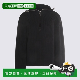 黑色毛线衫 女士 325MPU243TFI0036999 香港直邮Courreges 1h可退