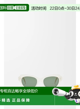 自营欧洲直邮LOEWE罗意威 Swan Slim女士白色醋酸太阳镜