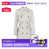 男士 博柏利 棉质饰系带双排扣风衣 欧洲直邮Burberry 自营1h可退