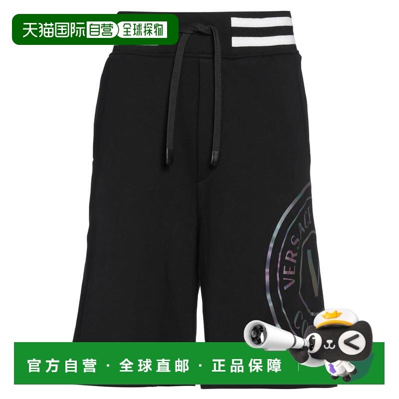 1h可退 香港直邮versace 范思哲 男士 短裤 black黑色 舒适时尚,男装,休闲裤,淘宝优惠券,粉丝福利购,淘宝优惠卷