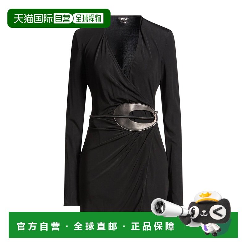 香港直邮Tom Ford 汤姆 福特 女士 缠绕式连衣裙,女装/女士精品,连衣裙,淘宝优惠券,粉丝福利购,淘宝优惠卷