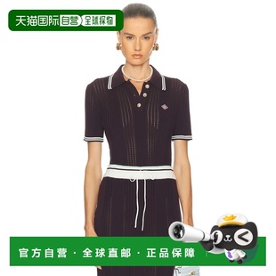 1h可退 香港直邮Casablanca 女士 短袖Polo衫 WAW25KW108901