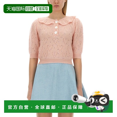 1h可退 香港直邮ALESSANDRA RICH 亚历山德拉.瑞秋 女士 心形毛线