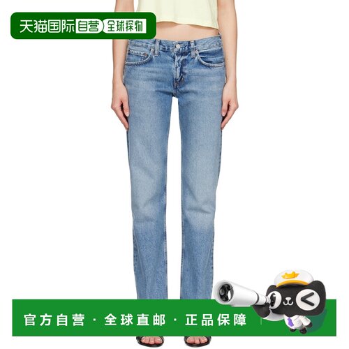 香港直邮AGOLDE 女士 蓝色 Low Rise Slim 牛仔裤 A2511141(MDVIN