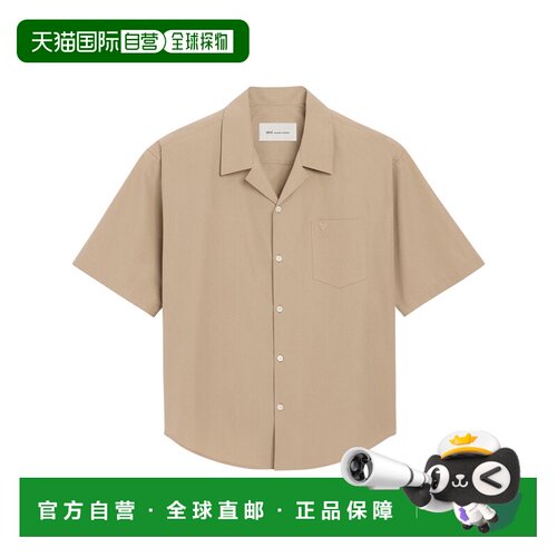 欧洲直邮amiparis 男士 衬衫短袖