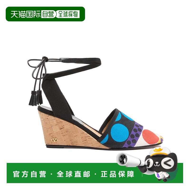 香港直邮Valentino La Cruisette Vlogo坡跟凉鞋 WS0MK1TVY