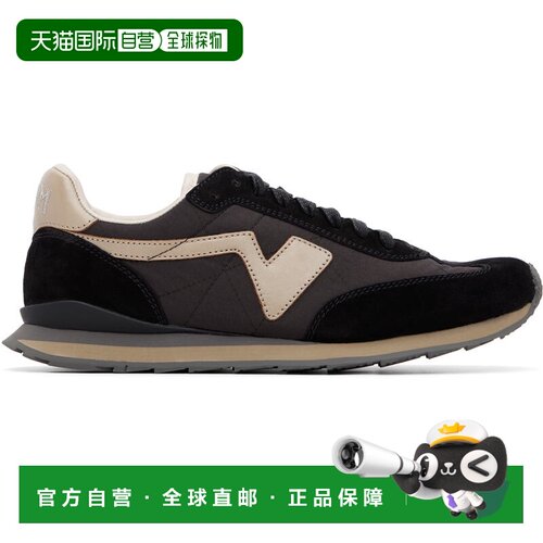 1h可退 香港直邮Visvim 维斯维木 男士 黑色 FKT Runner 运动鞋 0