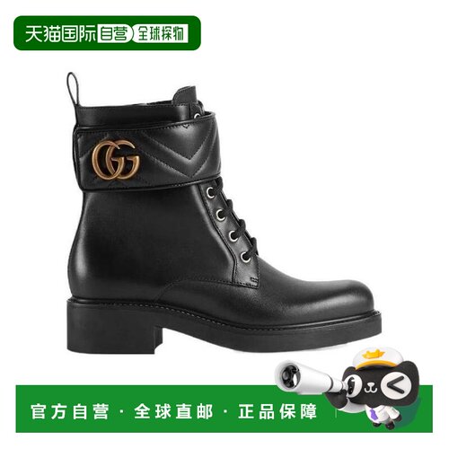 自营 Gucci 双G踝靴 67039717K20女靴 【付后1h可退】