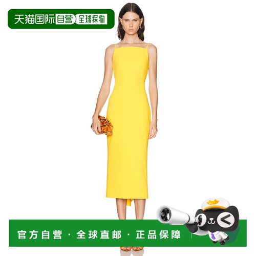 美国直邮Givenchy 纪梵希 女士 Sliced Kickback 中长连衣裙 BW22