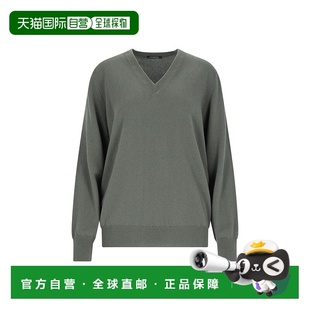 NWKV008FK0001525 羊绒绿色毛线衫 香港直邮Canessa 女士