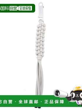 1h可退 香港直邮Moncler 盟可睐 女士 白色钥匙扣 MU01F6H02M8333