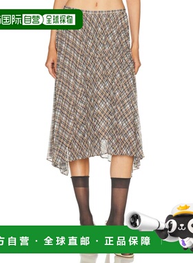 1h可退 香港直邮Acne Studios 艾克妮 女士 Ibo 褶裥半身裙 AF057