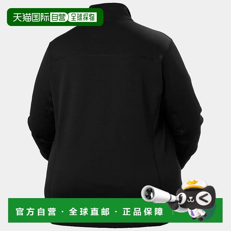 自营欧洲直邮Helly Hansen 女士黑色聚酯Versalite抓绒夹克Plus