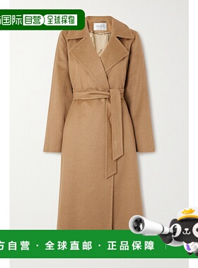 1h可退 香港直邮MaxMara 麦斯玛拉 女士 Manuela 束带驼绒大衣 16