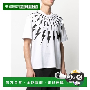 T恤 闪电印花短袖 PBJT892S509S Barrett 香港直邮Neil