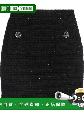 香港直邮Self-Portrait 女士 迷你半身裙 black黑色 舒适时尚
