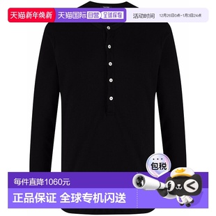 汤姆 福特 长袖 香港直邮Tom 针织T NECK Ford HENLEY 1h可退 男士
