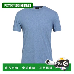 汤姆 福特 舒适时尚 香港直邮Tom blue蓝色 Ford T恤 1h可退 男士
