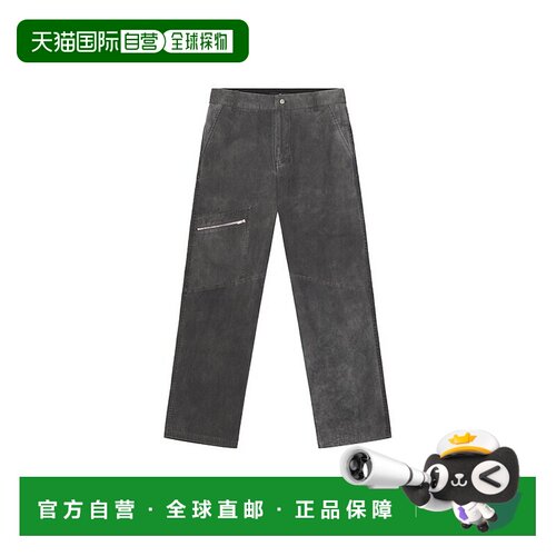 1h可退 香港直邮Represent 男士 工装裤子 MLM100356 black黑色