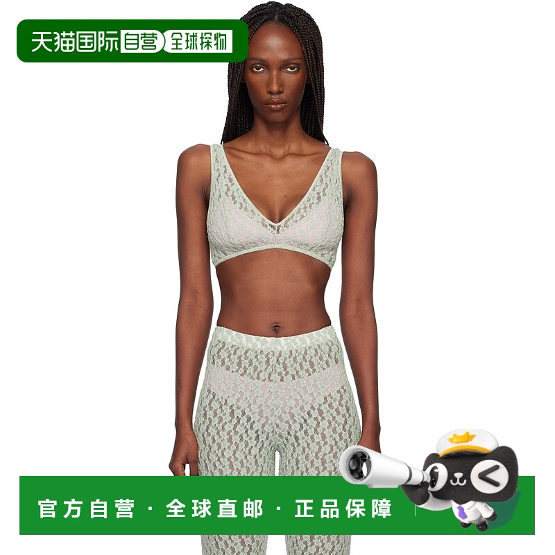 香港直邮Tom Ford 汤姆 福特 女士 绿色 Crescent 法式文胸