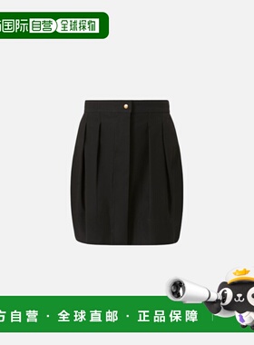 香港直邮MAX MARA 女士半身裙 2521106051007 SS2025 黑色 MAX MA