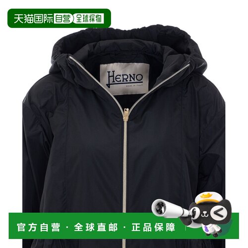 1h可退 香港直邮HERNO 女士夹克 GC000540D12483Z9300 SS2026 黑