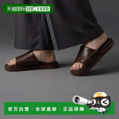 欧洲直邮UGG鞋子男拖鞋棕色SEASIDE II SLIDE凉鞋