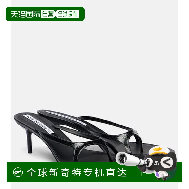 1h可退 香港直邮Acne Studios 艾克妮 女士 Beverly 漆皮人字拖