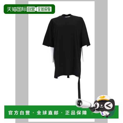 1h可退 欧洲直邮RICK OWENS DRKSHDW 女士T恤 DS02F6204RN09 AW20