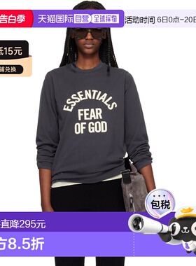 香港直邮essentials fear of god 女士 黑色 Campus Classic 长袖