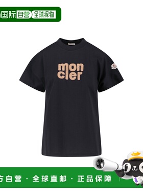 香港直邮Moncler 盟可睐 女士 and Polos T恤黑色上衣 0938C00028