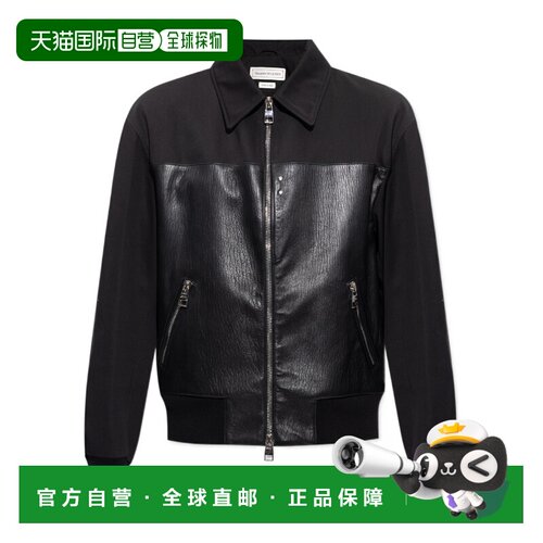 香港直邮ALEXANDER MCQUEEN 25SS 徽标休闲夹克 M【付后1h可退】
