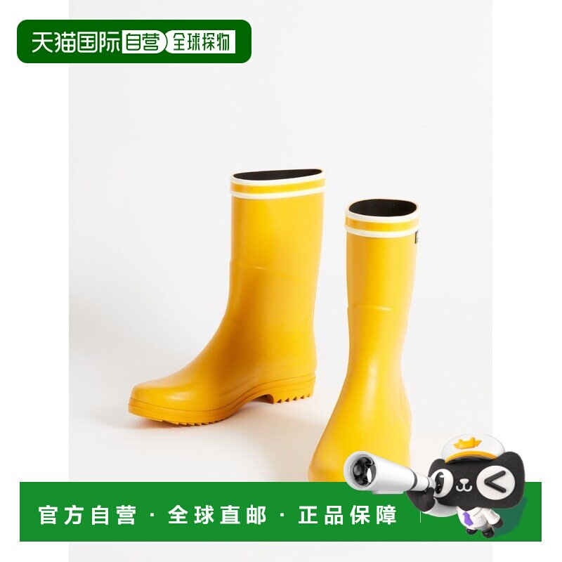 自营欧洲直邮AIGLE艾高 双白条纹靴子雨靴