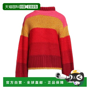 香港直邮FARM RIO 女士 高领上衣 red 红色毛衣时尚舒适