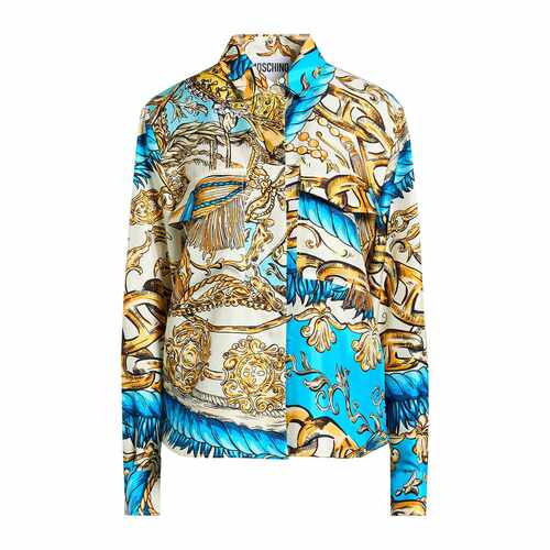 1h可退 香港直邮Moschino 莫斯奇诺 女士 Blouses 真丝衬衫